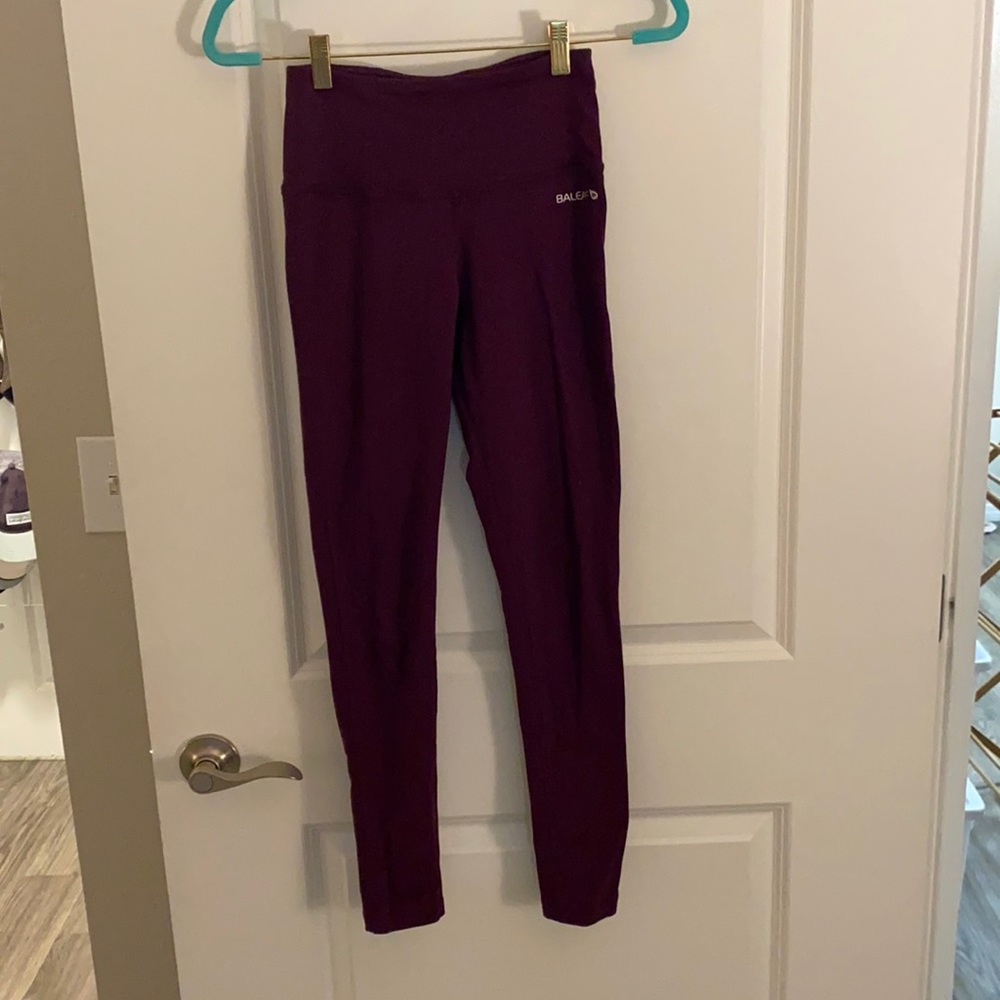 Baleaf Maroon Yoga Leggings